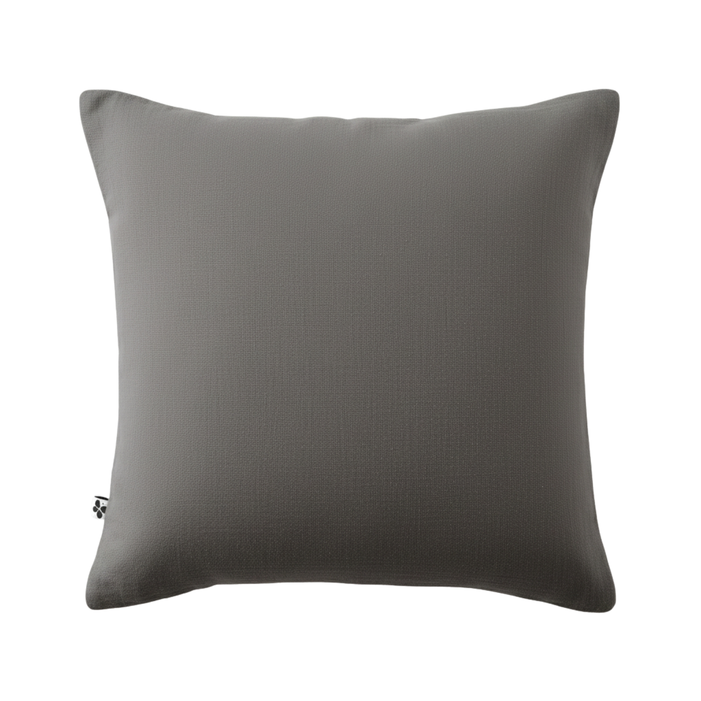 Funda de almohada 60 x 60 cm Gasa de algodón lisa GAIA Granit
