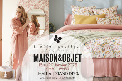 affiche annoncant notre présence à Maison&Objet