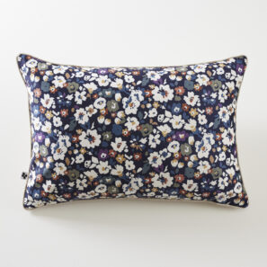 Abnehmbares Kissen 40 x 60 cm aus bedrucktem Samt COLINE