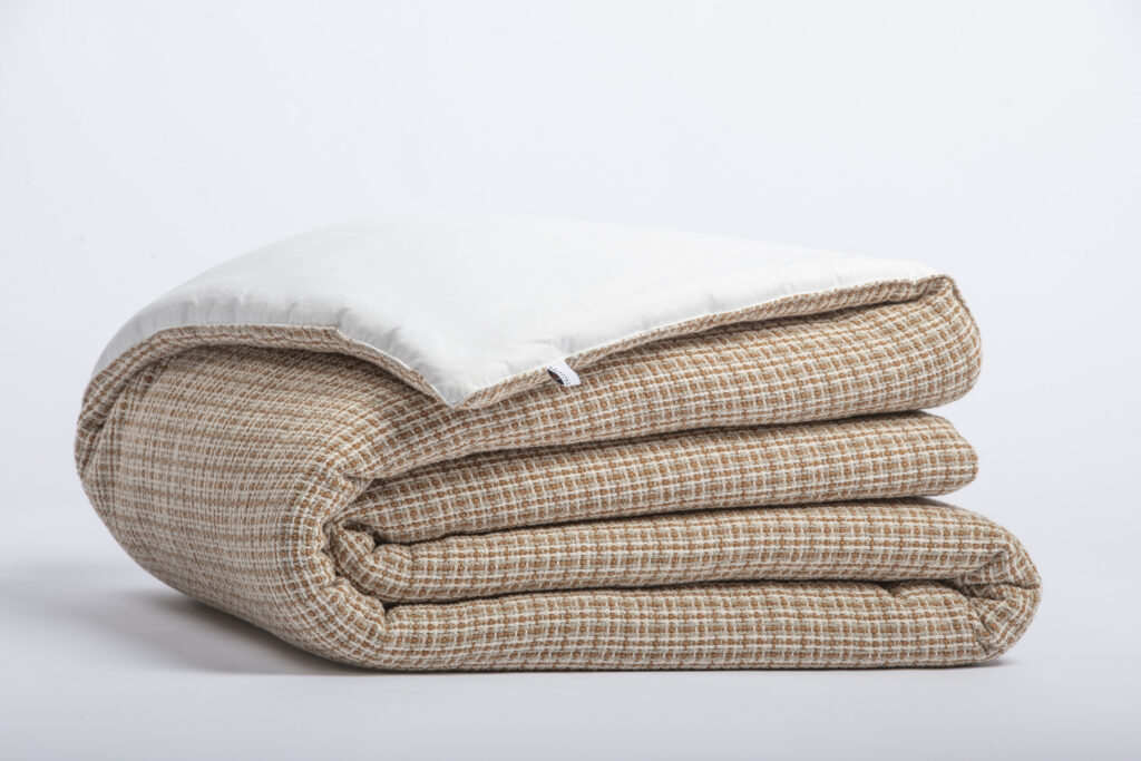 Bout de lit 90 x 220 cm Coton texturé EDGAR