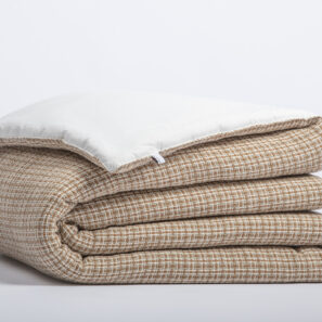 Bout de lit 90 x 220 cm Coton texturé EDGAR