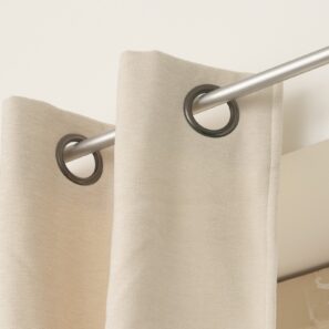FA - Rideau + 8 oeillets 140 x 240 cm Polyester chenille + polaire OSIRIS Sable