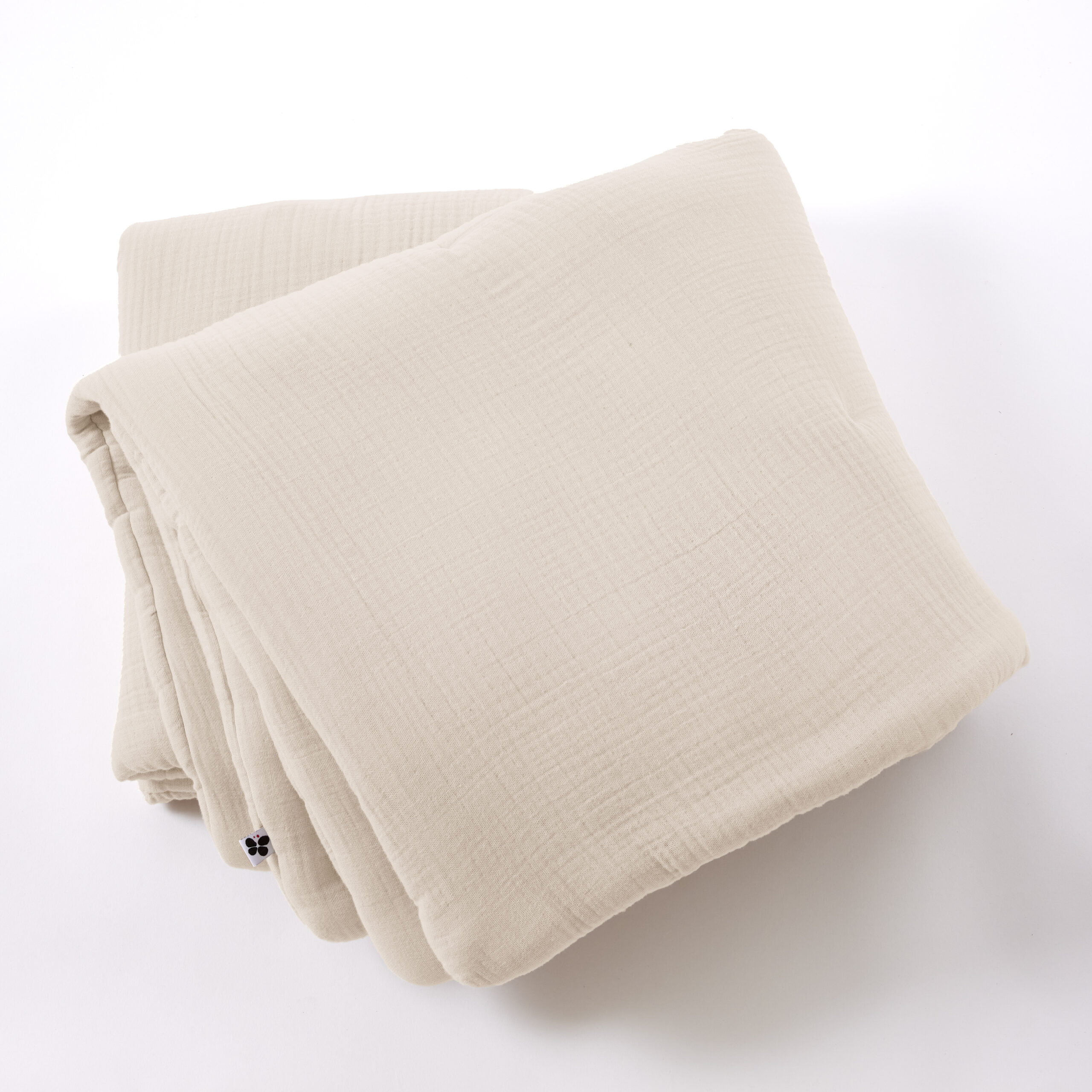 Bout de lit 90 x 220 cm Gaze de coton unie INA Pampa