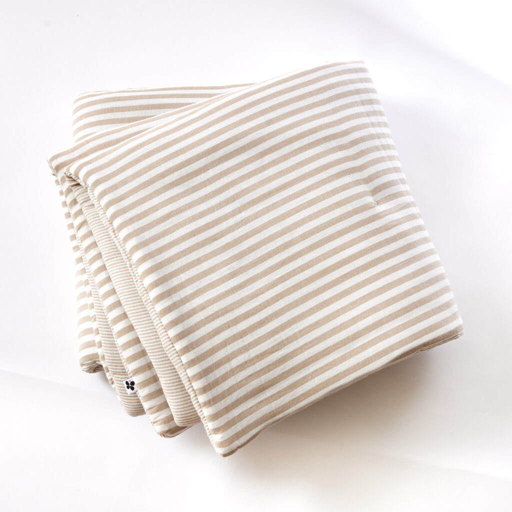 Bout de lit 90 x 200 cm Gaze de coton tissée teinte ROMIE