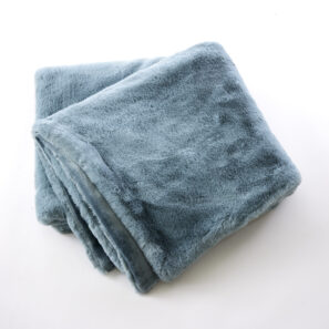 Bout de lit 90 x 220 cm Polyester SVEN Bleu arctique