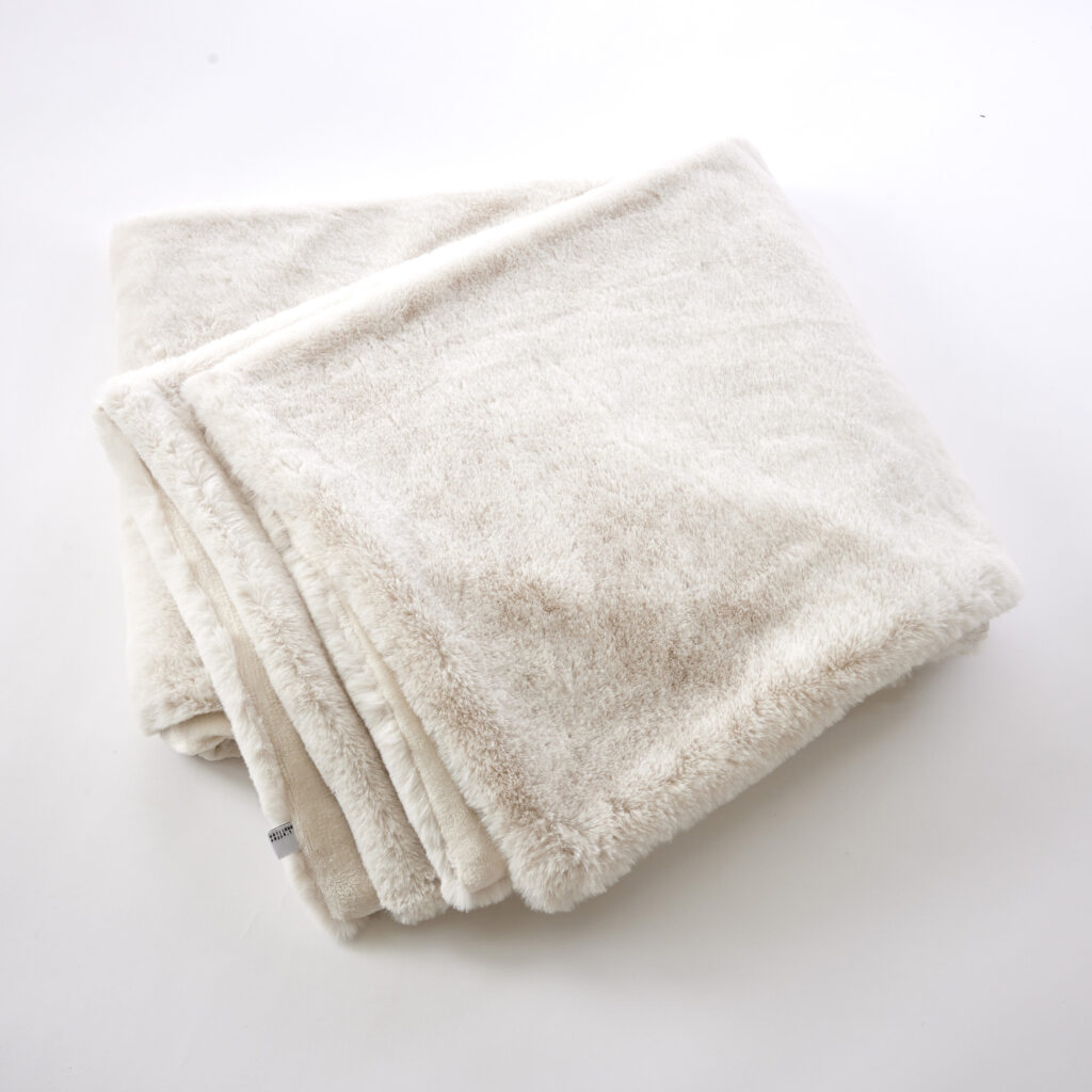 Bout de lit 90 x 220 cm Polyester SVEN Ours polaire
